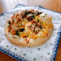 うす味さん's cooksnap of when they made 手作りトマトソースのシーフードピザ♪.