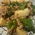 TeaChan214's cooksnap of when they made 筍とピーマンのオイスター肉味噌炒め🤩.