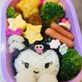 toto0314's cooksnap of when they made キャラ弁　ハロウィンクロミちゃん.