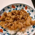 mari1012v's cooksnap of when they made お手軽☆豚小間の照り照り焼き.