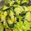 なーなちゃん's cooksnap of when they made レタスときゅうり簡単すぎるチョレギサラダ.