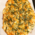 なつき☆ミ's cooksnap of when they made ＊白ネギ＆おもち＊和風マヨ柚子胡椒ピザ.