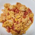 ビビとさっちん's cooksnap of when they made スィートチリソースでえびトマトの卵炒め　.