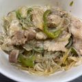 nana_hachi's cooksnap of when they made 白菜とピーマンの春雨炒め.