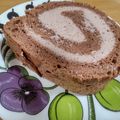 さん屁ぇです's cooksnap of when they made ココアのふわふわ♡チョコロールケーキ♡.