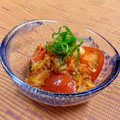 島子☆'s cooksnap of when they made キムチとトマトの中華風和え物.