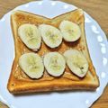 ＊なぁ＊'s cooksnap of when they made バナナ☆トースト.