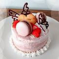 まめたん's cooksnap of when they made デコチョコ☆蝶々☆ケーキにトッピング♪.