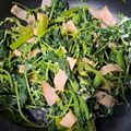 ちとこ's cooksnap of when they made 豆苗とほうれん草いため.