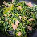 ちとこ's cooksnap of when they made 豆苗とほうれん草いため.