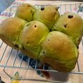 だんこいもころ's cooksnap of when they made 抹茶のミルクちぎりパン☆.