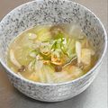 Etsu☆ko's cooksnap of when they made 基本！白菜、きのこ、油揚げのお味噌汁.