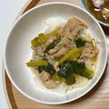 かんとりまあむ's cooksnap of when they made 簡単♪豚肉小松菜あんかけ丼.