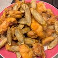 ぱぱぷぅ's cooksnap of when they made 学校給食のチキンチキンごぼう.