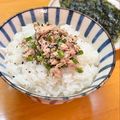 Etsu☆ko's cooksnap of when they made 炊きたてゴハンにはネギマヨシーチキン♪.
