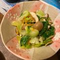 こうせい(=ﾟωﾟ)ﾉ's cooksnap of when they made チンゲン菜と桜えびの和え物♪.