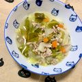 ふたごゆき's cooksnap of when they made セブンみたいな☆生姜香るもち麦スープ.