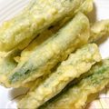 sanahey530's cooksnap of when they made ひと手間かけて♪オクラの天ぷら.