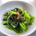azbjbn's cooksnap of when they made お弁当に！小松菜のおかか和え❀.