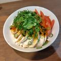まめたん's cooksnap of when they made 最強万能ニラだれ♪ふわふわむね肉よだれ鶏.