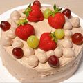 rieconn's cooksnap of when they made チョコ♪デコレーションケーキ♪.
