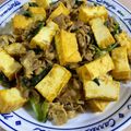 ふぅ＆かず's cooksnap of when they made 豚肉と厚揚げとニラのカレー炒め.