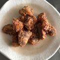 。かのこ。's cooksnap of when they made 米粉でサクカリ＊砂肝のから揚げ.