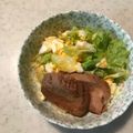 Ruriluru's cooksnap of when they made ゆで卵とレタスのサラダ.