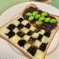 ビートルズ食堂's cooksnap of when they made シナモン香るチョコシロップチーズトースト.
