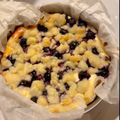 クックOWRLYO☆'s cooksnap of when they made クランブルとベリーの濃厚チーズケーキ.