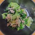 ふう's cooksnap of when they made 大量消費に♪サニーレタスのツナ炒め.