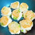 プー♡'s cooksnap of when they made 枝豆入り！豆腐とはんぺんのふわっと焼き！.