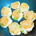 プー♡'s cooksnap of when they made 枝豆入り！豆腐とはんぺんのふわっと焼き！.