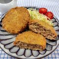 在宅勤務のおじさん's cooksnap of when they made 定番★お肉屋さんのメンチカツ.