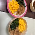いたずらコリラックマ's cooksnap of when they made ✿そぼろ三色丼ぶり✿.