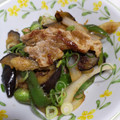くむちん's cooksnap of when they made エバラのおろしのたれで豚バラ茄子炒め.