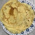 地図。's cooksnap of when they made 甘くないクレープ生地.