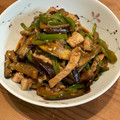 はーくんごーごー's cooksnap of when they made 豚肉とピーマンと茄子の中華風黒酢炒め.