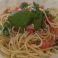 レモネード滝's cooksnap of when they made トマトとしらすの冷製パスタ.