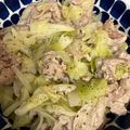 ポムポムポヨコ's cooksnap of when they made 材料2つ☆豚こまキャベツの簡単旨塩炒め。.