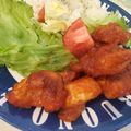 Ru★'s cooksnap of when they made 簡単10分【赤い鶏さん】ランチにも♪.