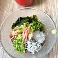 悠LOVE航's cooksnap of when they made 簡単☆しらすと大根胡瓜おろしそば☆.