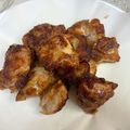 ひんけつママ's cooksnap of when they made 時短唐揚げ●鶏もも肉のからあげ風揚げ焼き.