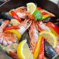 Nathanielscookinglamikaayo's cooksnap of when they made おうちパエリア＠フライパン26㎝.