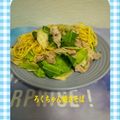 ゆういちゆうか's cooksnap of when they made ポテトチップス使用❝ろくちゃん焼きそば❞.