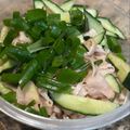 saki1010's cooksnap of when they made 節約料理♪鶏皮とキュウリの中華和え.