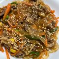 大吉母's cooksnap of when they made 簡単！葛きりで韓国チャプチェ気分♪.