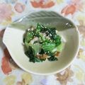 mmameco's cooksnap of when they made レタスの外葉で おひたし☆.