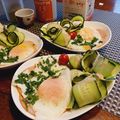ひっこ's cooksnap of when they made きゅうりをピーラーでヒラヒラ～サラダ.