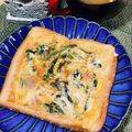 ryu☆ryu's cooksnap of when they made 朝食☆食パンdeほうれん草のキッシュパン.